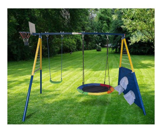 Lean Playground Multifunctional 4in1 Swings Play Basket Target Mat