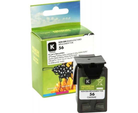 Static Control Compatible Static-Control Hewlett-Packard 56 (C6656A) Black, 450 p.