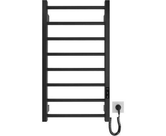 Mario elektriskais dvieļu žāvētājs HF Leeds, 770х530 mm, tērauds, matēts melns