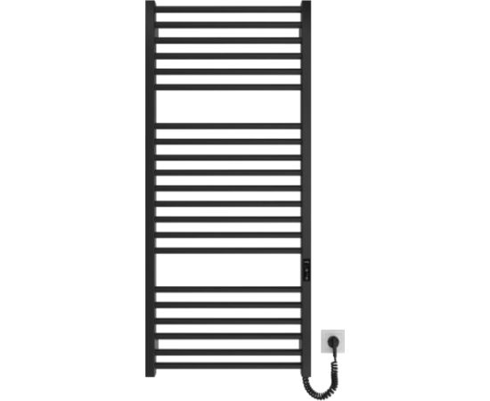 Mario elektriskais dvieļu žāvētājs HF Derby, 1170х530 mm, tērauds, matēts melns