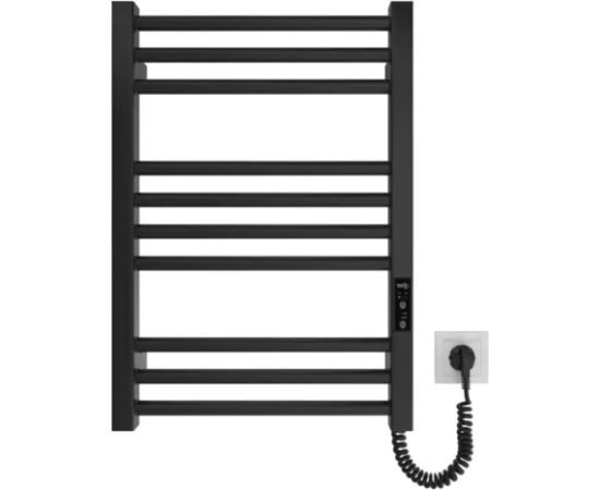 Mario elektriskais dvieļu žāvētājs HF Derby, 570х430 mm, tērauds, matēts melns