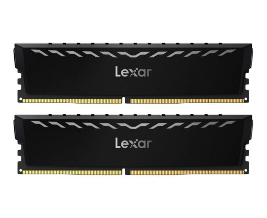Lexar 2x8GB THOR DDR4 3600 UDIMM XMP Memory with Black heatsink. Dual pack