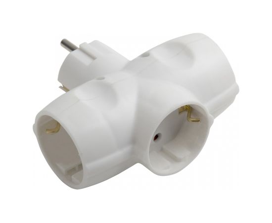 Electraline 55040 Адаптер 3 Гнезда16A 250V