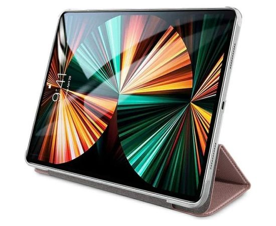 Guess GUIC12PUSASPI iPad 12,9" 2021 planšetdatora maciņš | rozā krāsā