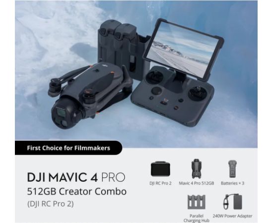 DJI Mavic 4 Pro 512GB Creator Combo (DJI RC Pro 2)