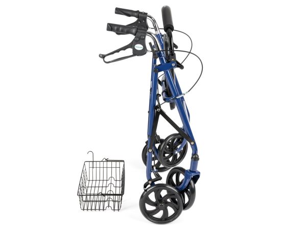 TIMAGO Četru riteņu rehabilitācijas rollators, tērauda TGR-R RS 880