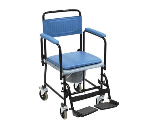 Herdegen Folding toilet trolley Blue