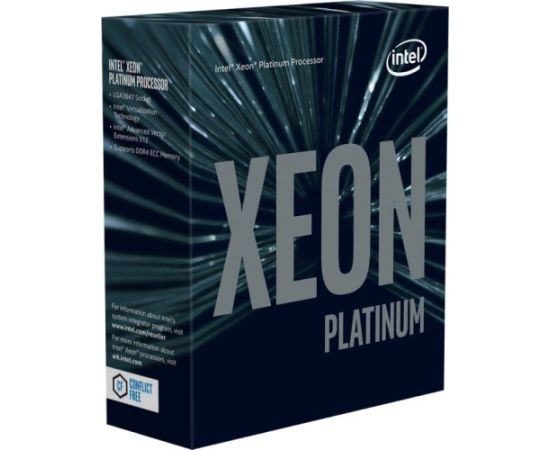 Procesors Intel Xeon Platinum 8180, 2.5 GHz, 38.5 MB, BOX (BX806738180)