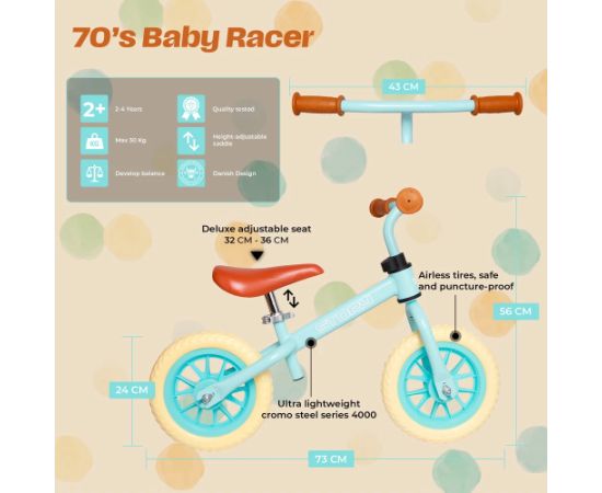 Story 70's Baby Racer līdzsvara velosipēds Zils