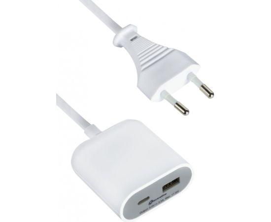 Electraline 62653 Adapteris ar Vadu 2USB 2M