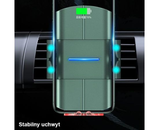 USAMS Indukcijas stiprinājums US-CD133 10W Automātisks ventilācijas restēm zaļš Starod CD133ZJ02