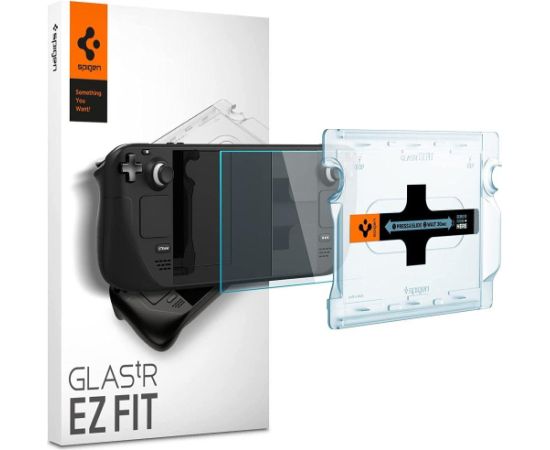 ТЕМПЕРИРОВАННОЕ СТЕКЛО Spigen GLAS.TR "EZ FIT" Steam deck CLEAR