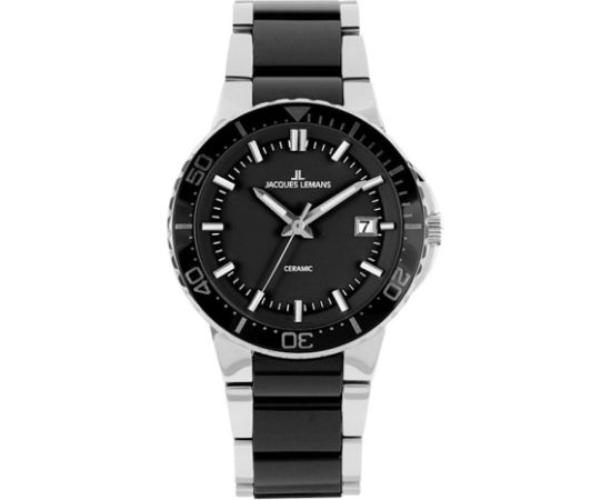 Jacques Lemans Black/Ceramic 1-2165A