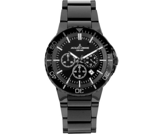 Jacques Lemans Black/Ceramic 1-2166B