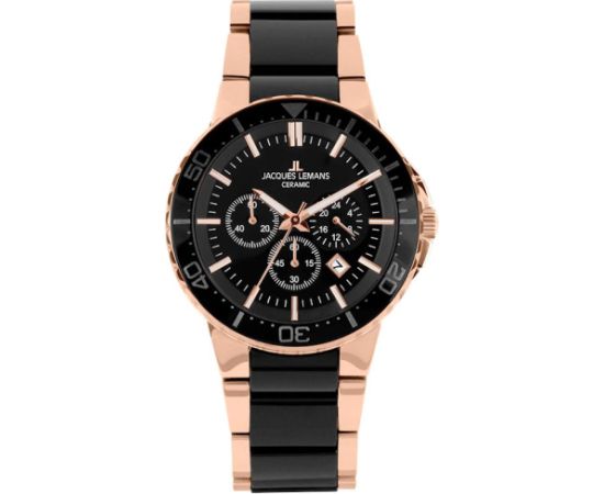 Jacques Lemans Black/Ceramic 1-2166C