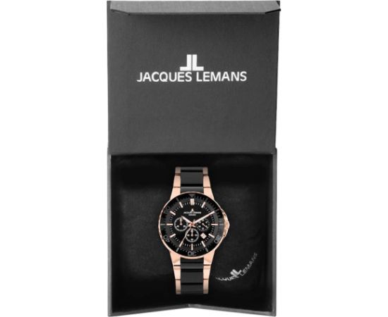 Jacques Lemans Black/Ceramic 1-2166C
