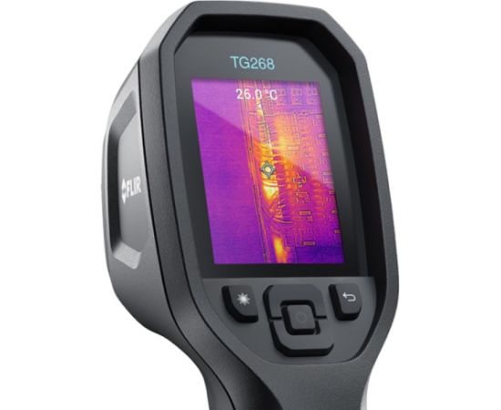 Powerneed FLIR TG268 Infrarot-Thermometer -25 bis+400°C Black Built-in display LCD 320 x 240 pixels