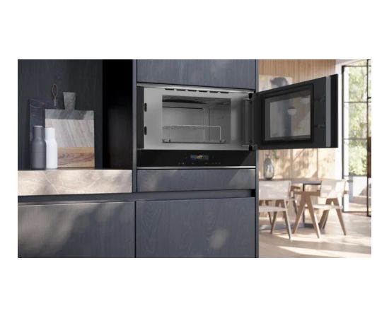 Siemens iQ700 BE732R1B1 microwave Black Combination microwave Built-in 21 L 900 W
