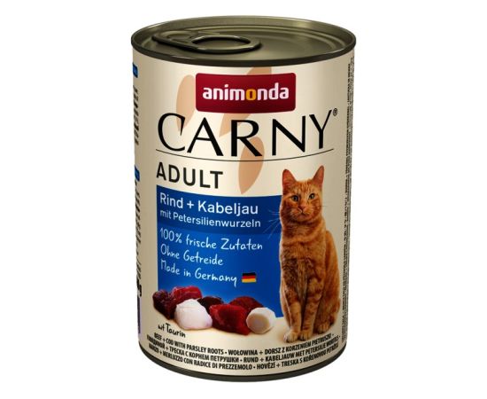 ANIMONDA Carny Adult Beef with cod and parsley - wet cat food - 400g