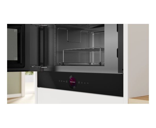 Bosch Serie 8 BER7321B1 microwave Black Solo microwave Built-in 21 L 900 W