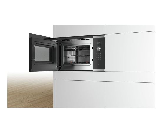 Bosch Serie 6 BEL554MB0 microwave Built-in Combination microwave 25 L 900 W Black, Stainless steel