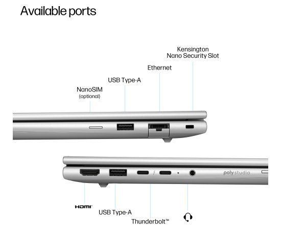 HP EliteBook 6 G1i 14 - Ultra 5-225U, 16GB, 512GB SSD, 14 WUXGA 300-nit AG, 5MP IR cam, WWAN-ready, Smartcard, FPR, ESTONIAN backlit keyboard, 56Wh, Win 11 Pro