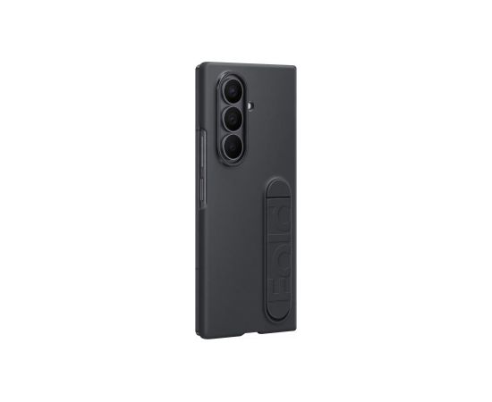 Samsung Galaxy Fold7 Silicone Case with Stand Black