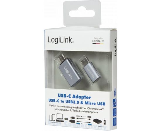 LOGILINK - USB-C to USB3.0 & Micro USB Adapter