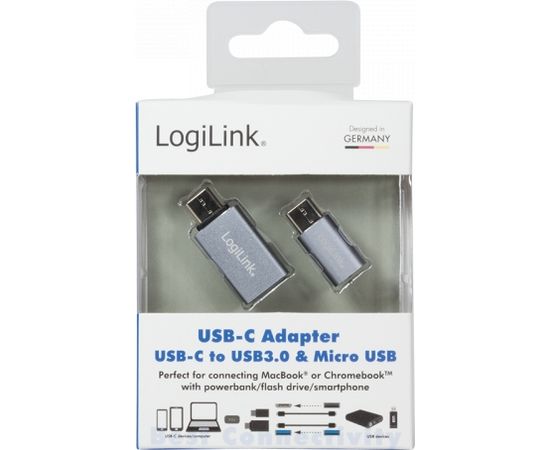 LOGILINK - USB-C to USB3.0 & Micro USB Adapter