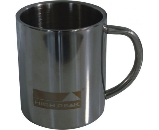 High Peak Double Walled Stainless Steel Mug nerūsējošā tērauda krūze (41473)