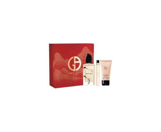 Giorgio Armani Sì Dárková sada EDP 100 ml, tělové mléko 50 ml a miniaturka EDP 10 ml 100ml