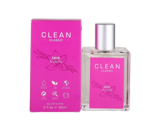 Clean Classic Skin & Vanilla EDT 60ml Sieviešu Smaržas
