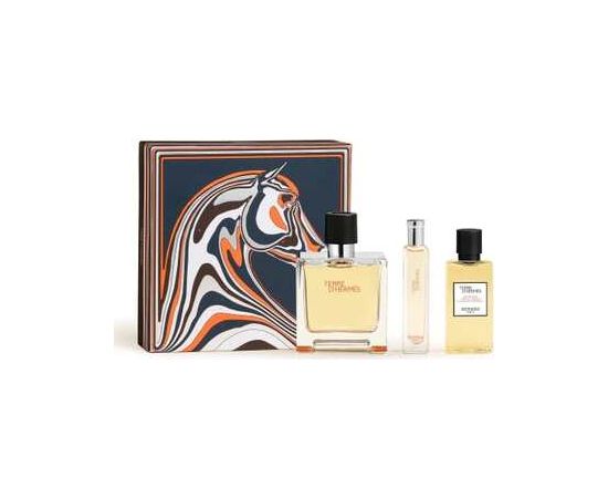 Terre D´Hermes Pure Perfume Dárková sada Parfum 75 ml, sprchový gel 40 ml a miniaturka Pure Perfume 15 ml 75ml