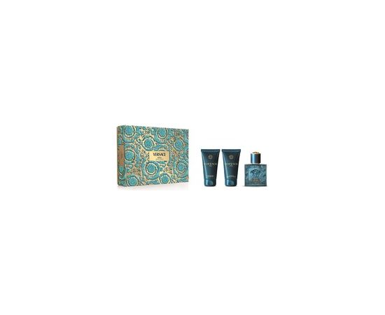 Versace Eros Eau de Parfum Gift Set EDP 50 ml, shower gel 50 ml and body lotion 50 ml 50ml