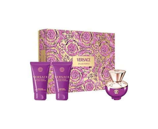 Versace Dylan Purple pour Femme Gift set EDP 50 ml, body lotion 50 ml and shower gel 50 ml 50ml