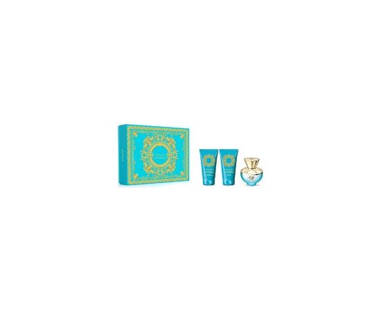 Versace Dylan Turquoise pour Femme Gift set EDT 50 ml, shower gel 50 ml and body gel 50 ml 50ml
