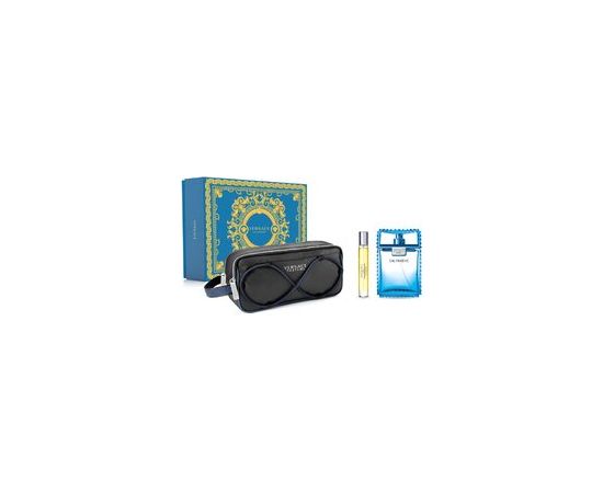 Versace Man Eau Fraiche SET EDT 100 ml + EDT 10 ml + Cosmetic Bag 100ml Dāvanu komplekti