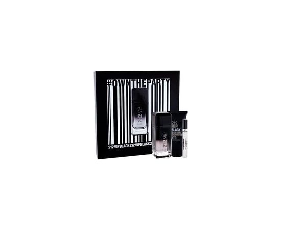 Carolina Herrera 212 VIP Men Black EDP gift set 100 ml, shower gel 100 ml and miniature EDP 10 ml 100ml