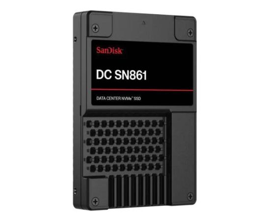 SSD SANDISK DC SN861 3.84TB U.2 PCIe Gen5 NVMe Write speed 7200 MBytes/sec Read speed 13700 MBytes/sec 15mm SDS6BA138PSP9X30TS2526