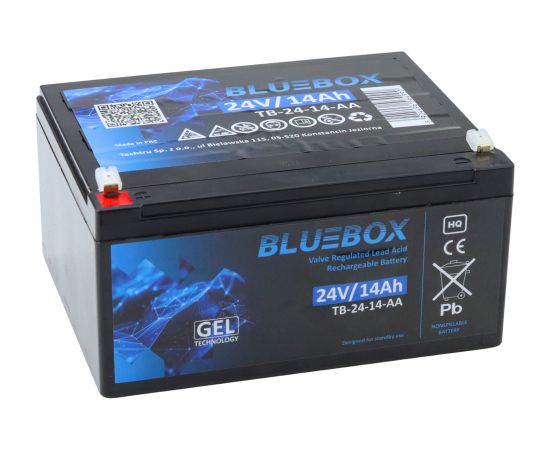 Lean Cars BLUEBOX Gel Battery VRLA AGM 24V14Ah For Car Battery