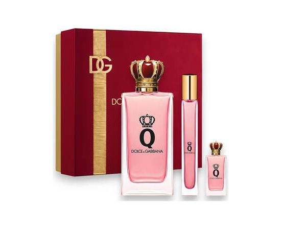 Q by Dolce & Gabbana Dárková sada EDP 100 ml, miniaturka EDP 5 ml a miniaturka EDP 10 ml 100ml