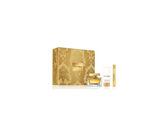 Dolce & Gabbana The One Gift set EDP 75 ml, body lotion 50 ml and miniature EDP 10 ml 75ml