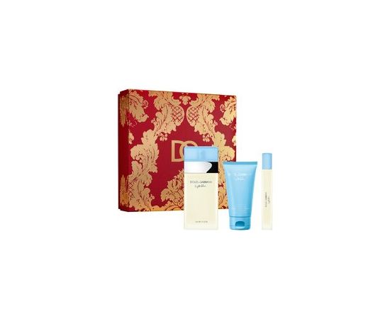 Dolce & Gabbana Light Blue Gift set EDT 100 ml, body cream Light Blue 50 ml and miniature Light Blue EDT 10 ml 100ml