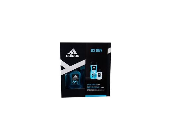 Adidas Ice Dive Gift Set EDT 50 ml and shower gel 250 ml 50ml