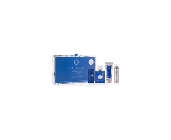 Armaf Club De Nuit Blue Iconic Gift set EDP 105 ml, deostick 75 g, deospray 50 ml and shower gel 100 ml 105ml