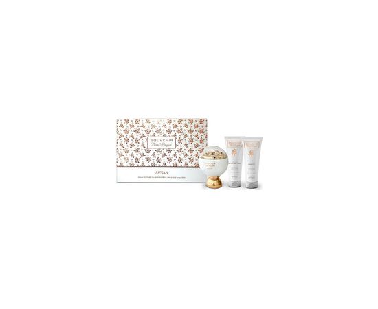 Afnan Souvenir Floral Bouquet Gift set EDP 100 ml, shower gel 100 ml and body lotion 100 ml 100ml