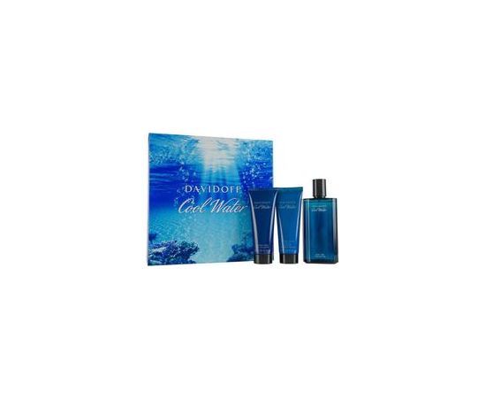 Davidoff Cool Water Man United gift set EDT 125 ml After Shave Balm 75 ml Cool Water and Cool Water Shower Gel 75 ml 125ml