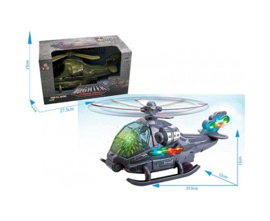 Lena Helikopters ar inerc.meh.  ar skaņu un gaismu - 2 veidi 25 cm 565777