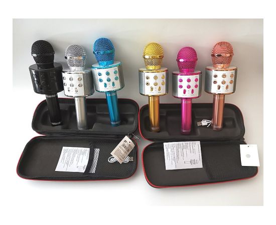 Adar Mikrofons (Bluetooth, USB ieeja, daudzfunkcionāls, balss maiņa) dažādas 533554