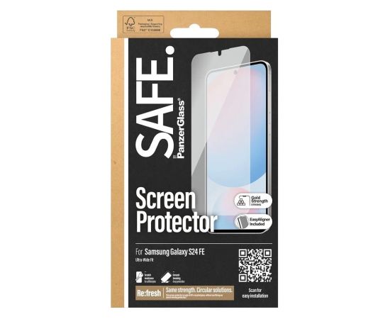 PanzerGlass Screen Protector UWF Safe Защитное стекло для Samsung Galaxy S24 FE